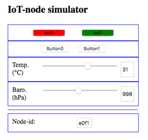 IoT-knoop simulator