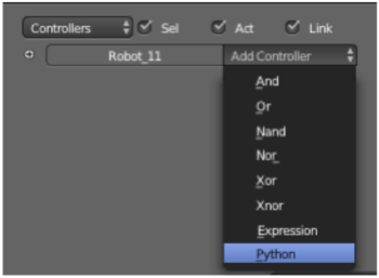 Voeg Python controller toe